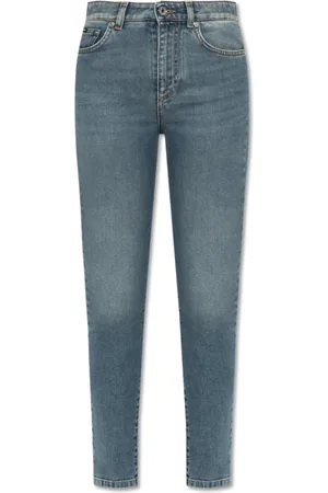 Dolce & Gabbana Jeans, Dames, Blauw, 3Xs, Tapered leg jeans