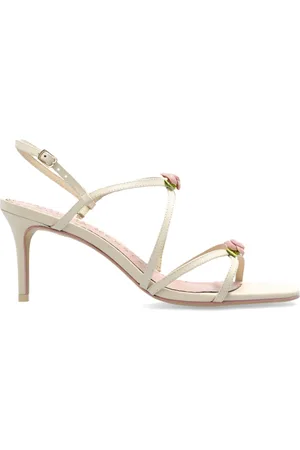 SOPHIA WEBSTER Schoenen, Dames, , 39 1/2 EU, Leer, Rosette met hak sandalen