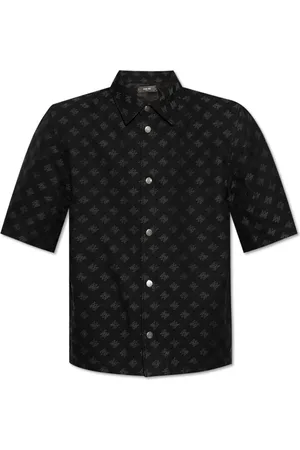 AMIRI Overhemden, Heren, Zwart, L, Katoen, Monogram Shirt