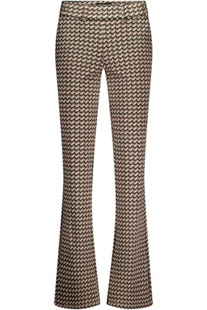 Lady Day Broeken, Dames, , XS, Poppy Flared Studio Print Broek