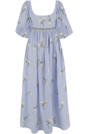 Agua by Agua Bendita Kleedjes, Dames, Veelkleurig, L, Linnen, Multi Colour Viviane Soledad Jurk