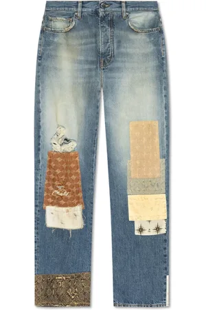 AMIRI Jeans, Heren, Blauw, W34 L32, Katoen, Jeans met vintage-effect