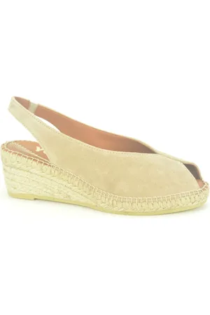 Viguera Schoenen, Dames, , 37 EU, Suède, Suède Sandaal met Jute Detail