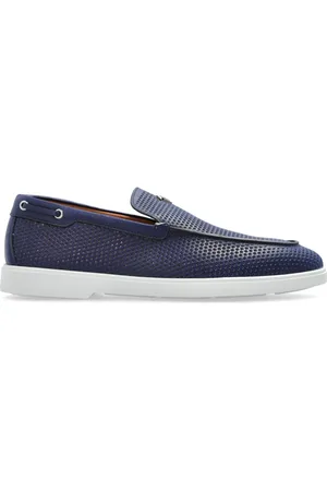 Giuseppe Zanotti Schoenen, Heren, Blauw, 45 EU, Leer, Schoenen Berth type loafers
