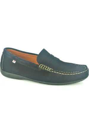 Fluchos Schoenen, Heren, Blauw, 44 EU, Suède, Blauw Suède College Schoenen