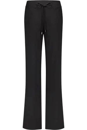 Lady Day Broeken, Dames, Zwart, L, Wijde Maeve broek zwart