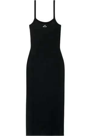 Alexander Wang Kleedjes, Dames, Zwart, M, Mesh Street Style Zwarte Jurk