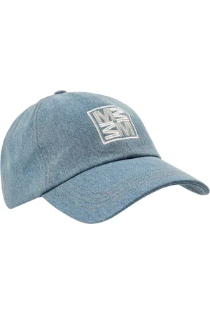 Mos Mosh Accessoires, Dames, Blauw, ONE Size, Denim, Geborduurde Denim Pet Accessoire Blauw