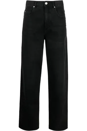 Isabel Marant Jeans, Dames, Zwart, M, Stijlvolle Joanny Broeken voor Vrouwen