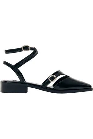 ALOHAS Schoenen, Dames, Zwart, 39 EU, Leer, Aveline Leren Ballet Flats