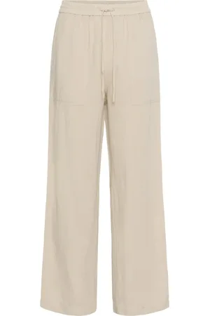 Part Two Broeken, Dames, Bruin, 3Xl, Katoen, Straight-leg French Oak broek