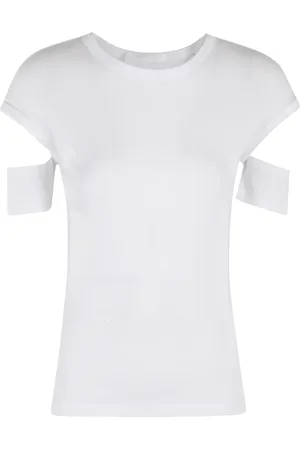 Helmut Lang Tops, Dames, Wit, S, Slim Fit Zwarte Jeans