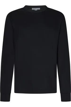 James Perse Tops, Heren, Zwart, XL, Katoen, Zwarte longsleeve T-shirt
