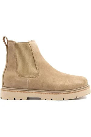 Birkenstock Schoenen, Dames, Bruin, 39 EU, Leer, Chelsea Boots