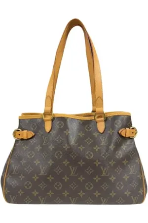 LOUIS VUITTON Pre-owned, Dames, Bruin, ONE Size, Tweedehands Canvas Louis Vuitton tassen