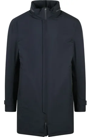 HERNO Mantels, Heren, Blauw, L, Nylon, Nylon Jas