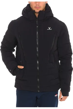 Vuarnet Sport, Heren, Zwart, 2Xl, Ski Jas met Afneembare Capuchon