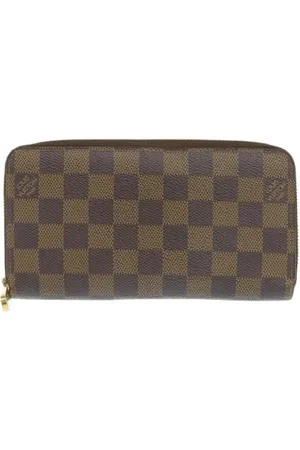LOUIS VUITTON Pre-owned, Dames, Bruin, ONE Size, Pre-owned Canvas wallets