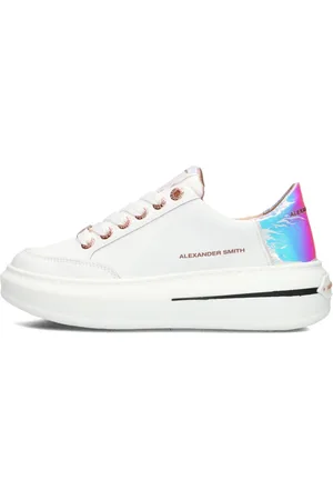 Alexander Smith Schoenen, Dames, Wit, 38 EU, Witte Dames Sneakers 1896
