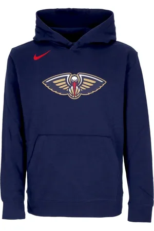 Nike Sweatshirts & Hoodies, Heren, Blauw, L, Katoen, New Orleans Pelicans Hoodie