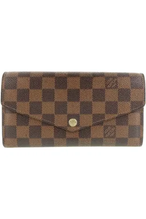 LOUIS VUITTON Pre-owned, Dames, Bruin, ONE Size, Pre-owned Canvas wallets