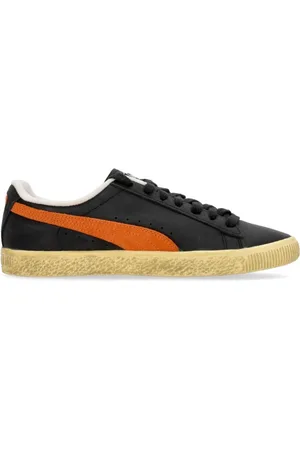PUMA Schoenen, Heren, Zwart, 40 EU, Vintage Zwart/rickie Oranje Lage Schoen