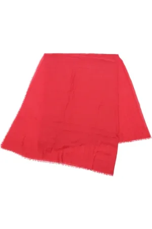 Dior Pre-owned, Dames, Rood, ONE Size, Kasjmier, Pre-owned Cashmere scarves