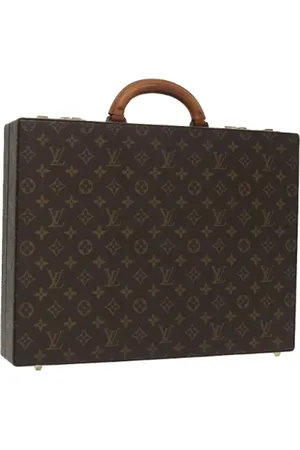 LOUIS VUITTON Pre-owned, Dames, Bruin, ONE Size, Pre-owned Canvas briefcases