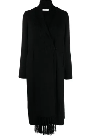 CHARLOTT Mantels, Dames, Zwart, M, Wol, Single-Breasted Coats
