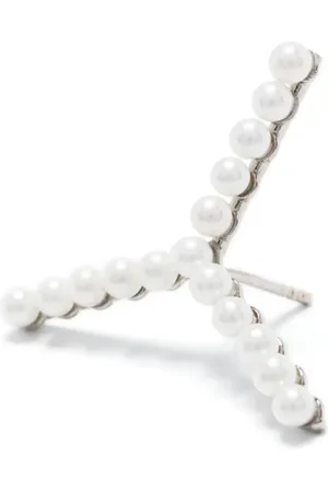 Y / PROJECT Accessoires, Dames, Grijs, ONE Size, Minimalistische Oorbellen