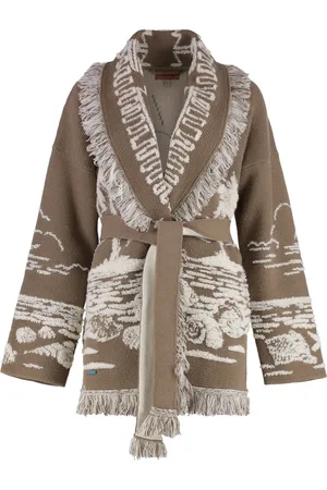Alanui Truien, Dames, , S, Wol, Zijde Wol Kasjmier Shawl Kraag Vest