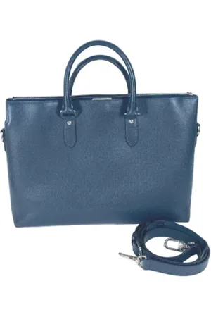 LOUIS VUITTON Pre-owned, Dames, Blauw, ONE Size, Leer, Pre-owned Leather briefcases