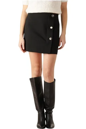 Twin-Set Rokken, Dames, Zwart, 2Xs, Elegante Zwarte Pantalon voor Vrouwen