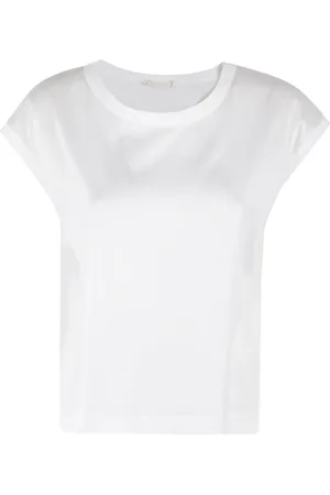 Circolo Tops, Dames, Wit, M, Katoen, Casual Katoenen T-Shirt