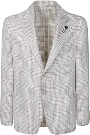 LARDINI Jassen, Heren, , 2Xl, Katoen, Houndstooth Blazer