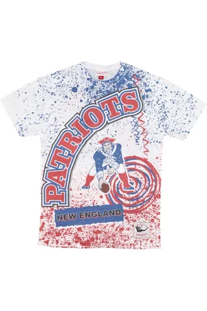 Mitchell & Ness Tops, Heren, Veelkleurig, M, Katoen, NFL Team Burst Tee Viering