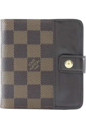 LOUIS VUITTON Pre-owned, Dames, Bruin, ONE Size, Pre-owned Canvas wallets