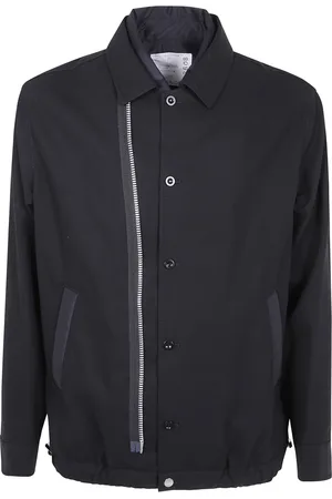 SACAI Jassen, Heren, Zwart, S, Katoen, Twilljas van katoen
