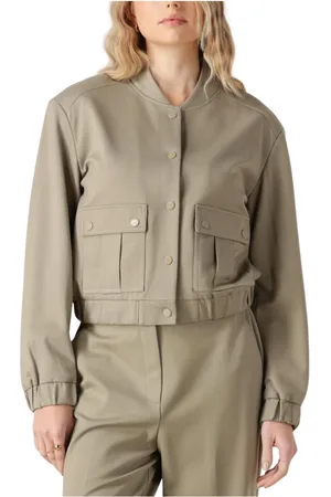 beaumont Jassen, Dames, Groen, XL, Groene Esther Jas voor Vrouwen