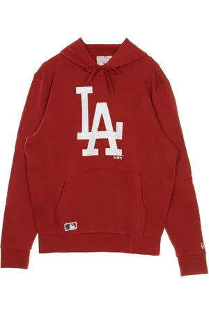 New Era Sweatshirts & Hoodies, Heren, Rood, S, MLB Seizoens Team Logo Hoodie