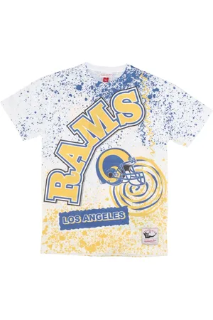 Mitchell & Ness Tops, Heren, Veelkleurig, L, Katoen, Losram Burst Tee NFL Team Shirt