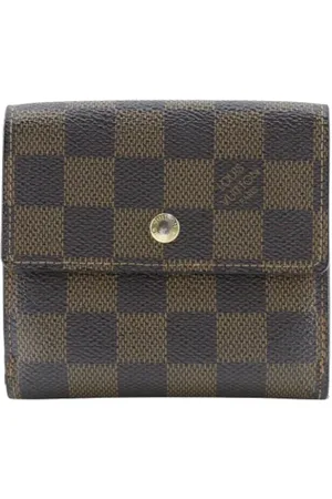 LOUIS VUITTON Pre-owned, Dames, Bruin, ONE Size, Pre-owned Canvas wallets