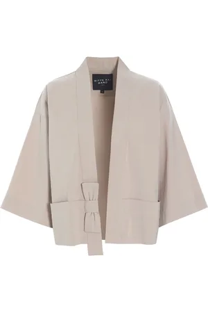 Bitte Kai Rand Jassen, Dames, , S, Elegante Dusty Quartz Jas met Strik