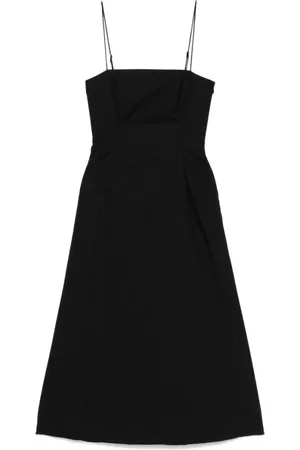 FAITHFULL THE BRAND Kleedjes, Dames, Zwart, S, Zwarte Bandeau Stijl Jurk