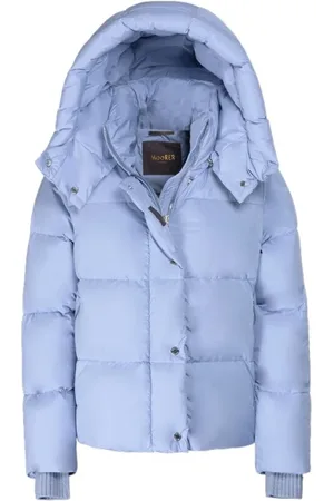 MOORER Jassen, Dames, Blauw, Xl/2Xl, Wol, Felipa-Stp