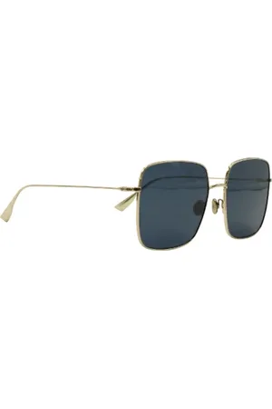 Dior Pre-owned, Dames, Geel, ONE Size, Pre-owned Glass sunglasses