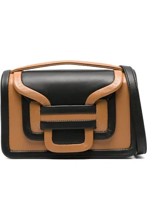 Pierre Hardy Tassen, Dames, Veelkleurig, ONE Size, Leer, Leren Schoudertas met Voorvak