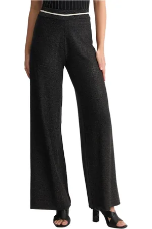Liu Jo Broeken, Dames, Zwart, XL, Katoen, Elegante zwarte jumpsuit met V-hals