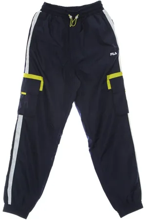 Fila Broeken, Dames, Zwart, XS, Polyester, Hoge taille geweven trainingsbroek