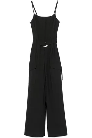IRO Jumpsuits & Playsuits, Dames, Zwart, M, Zwarte jumpsuit met verstelbare bandjes
